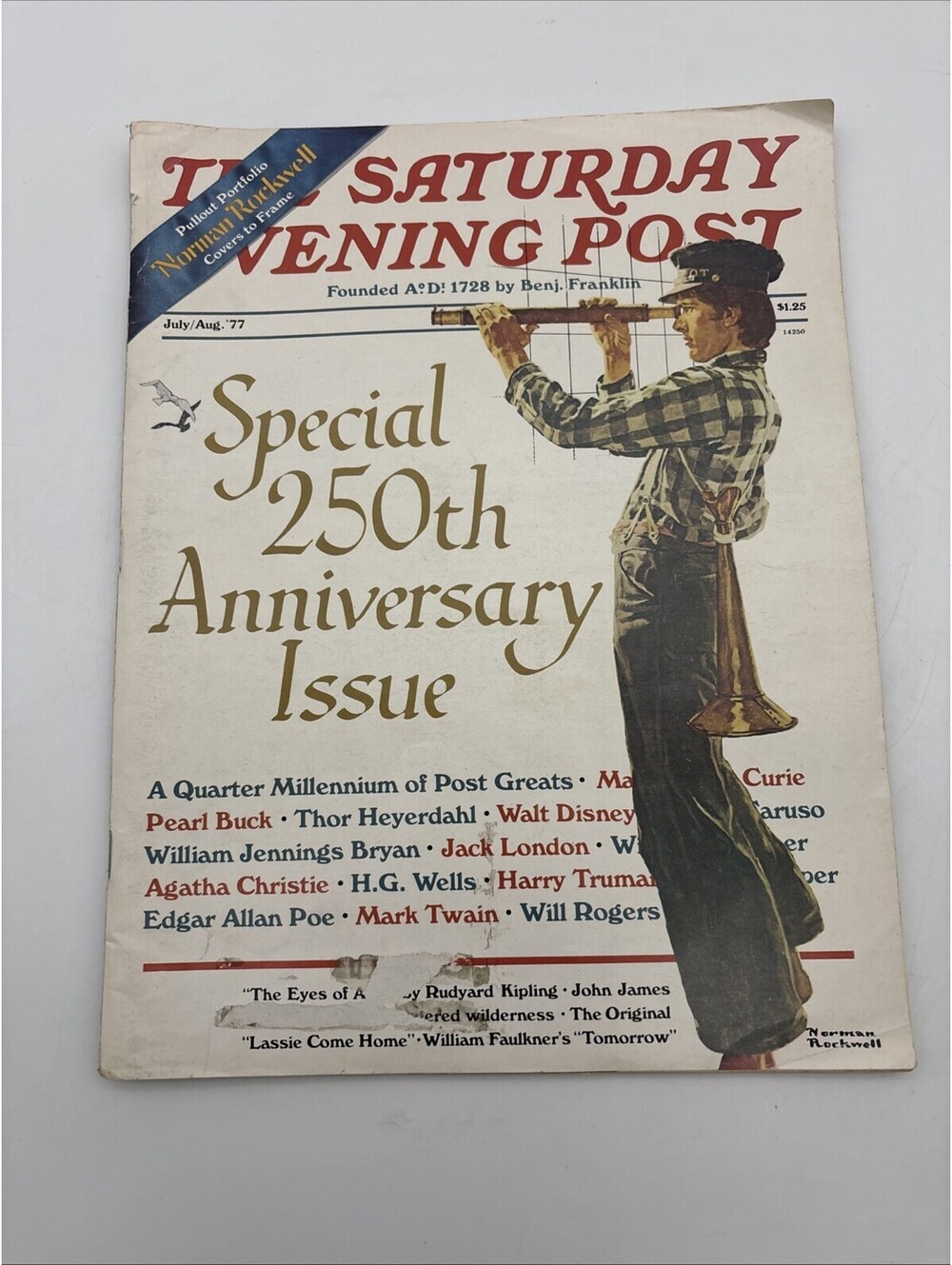 Saturday Evening POST July August 1977 250 Anniversay!